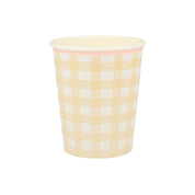 Bicchieri Quadretti Pastello (x8)