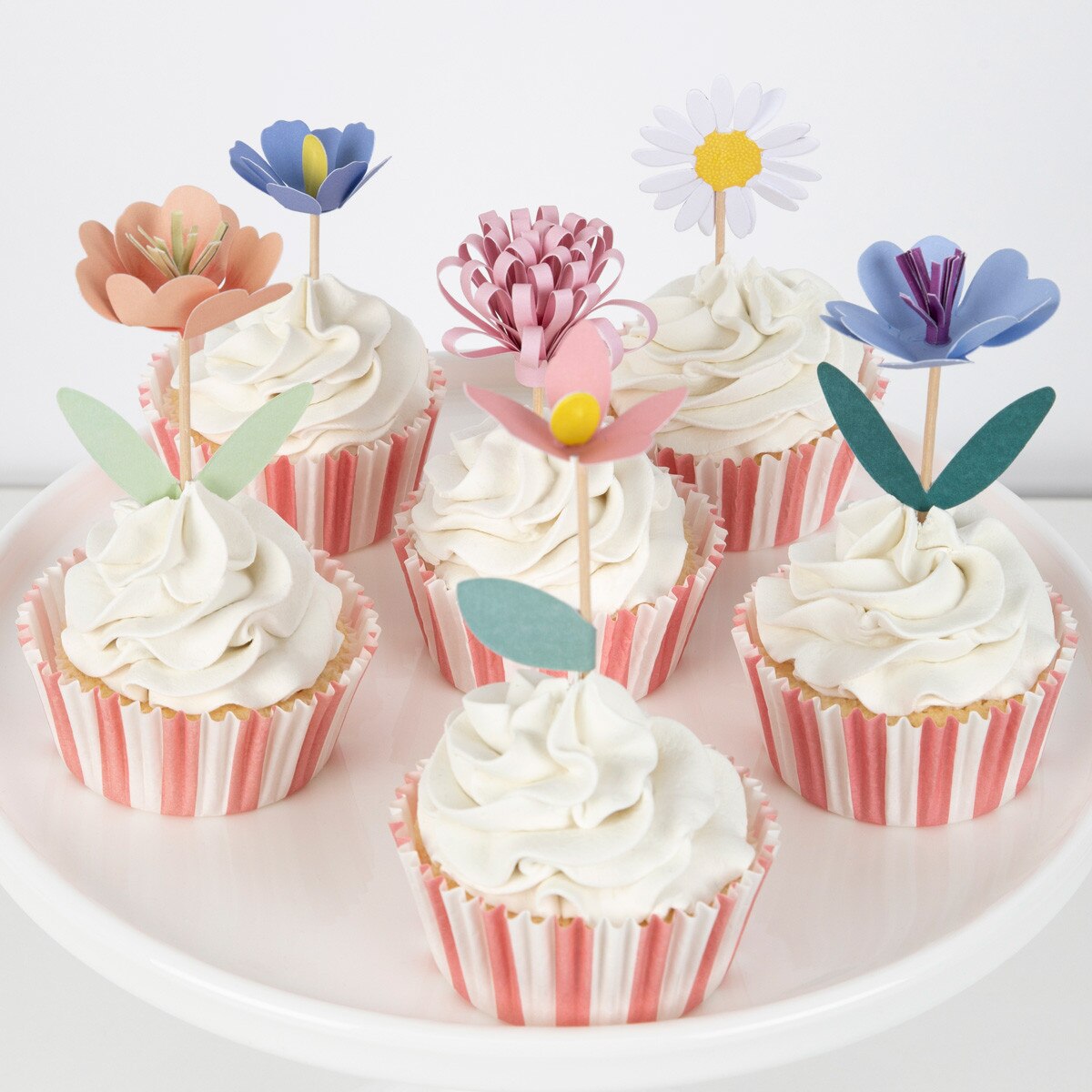 Kit per cupcake Bloom (x 12 decorazioni)