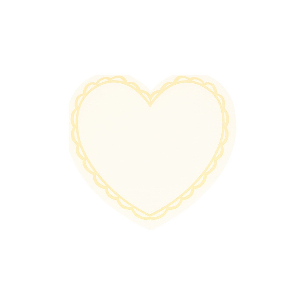 Tovaglioli piccoli a cuore (x16)