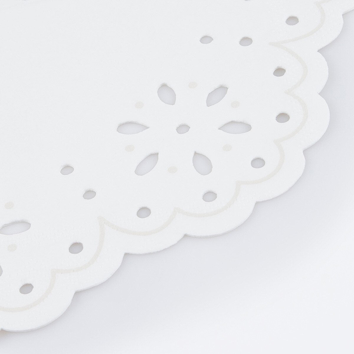 Tovaglioli carta Sangallo Bianco (x16)