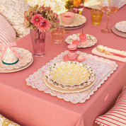 Vassoio Liberty Fiori Rosa