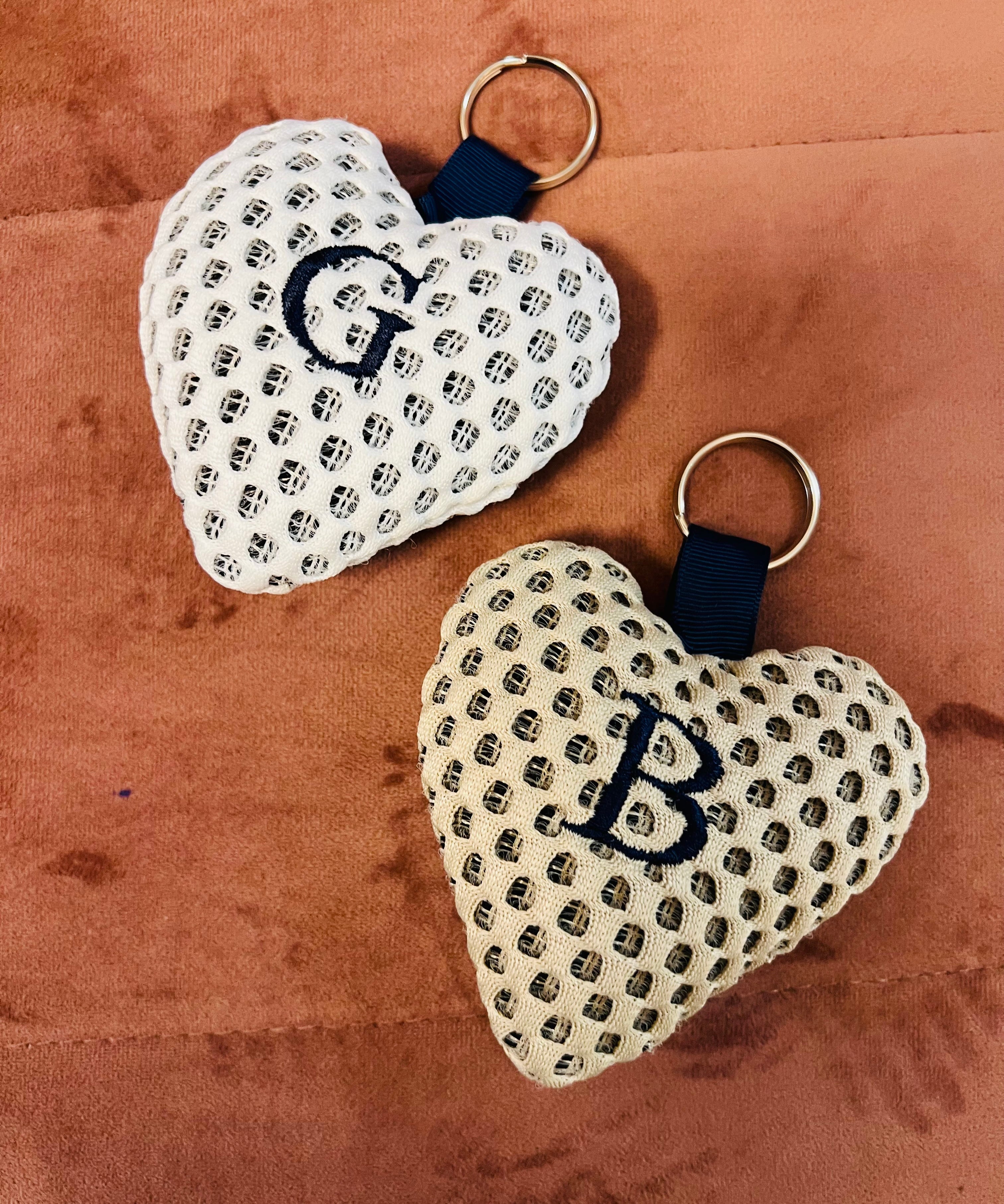 Portachiavi a cuore Pixel personalizzato