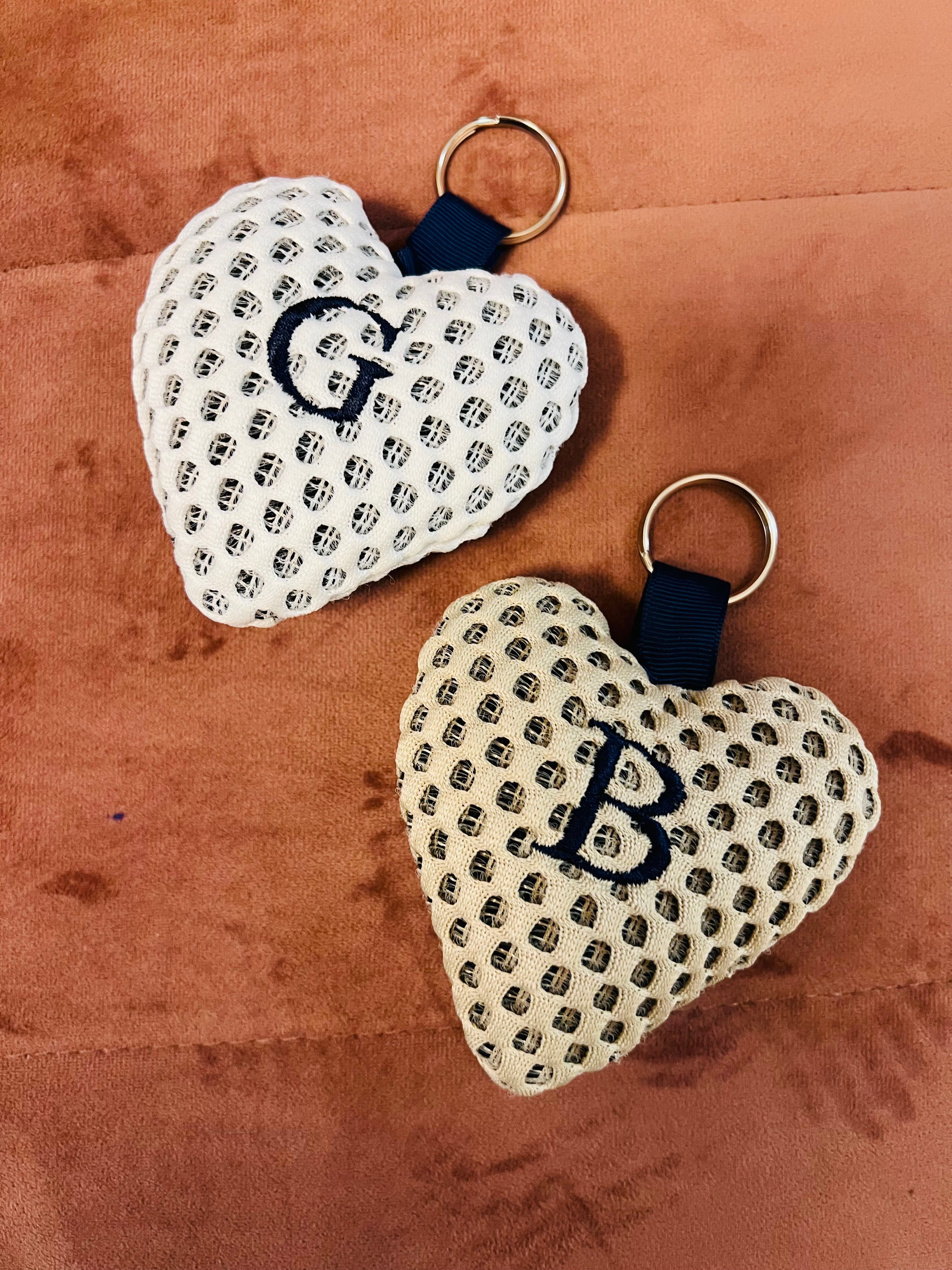 Portachiavi a cuore Pixel personalizzato