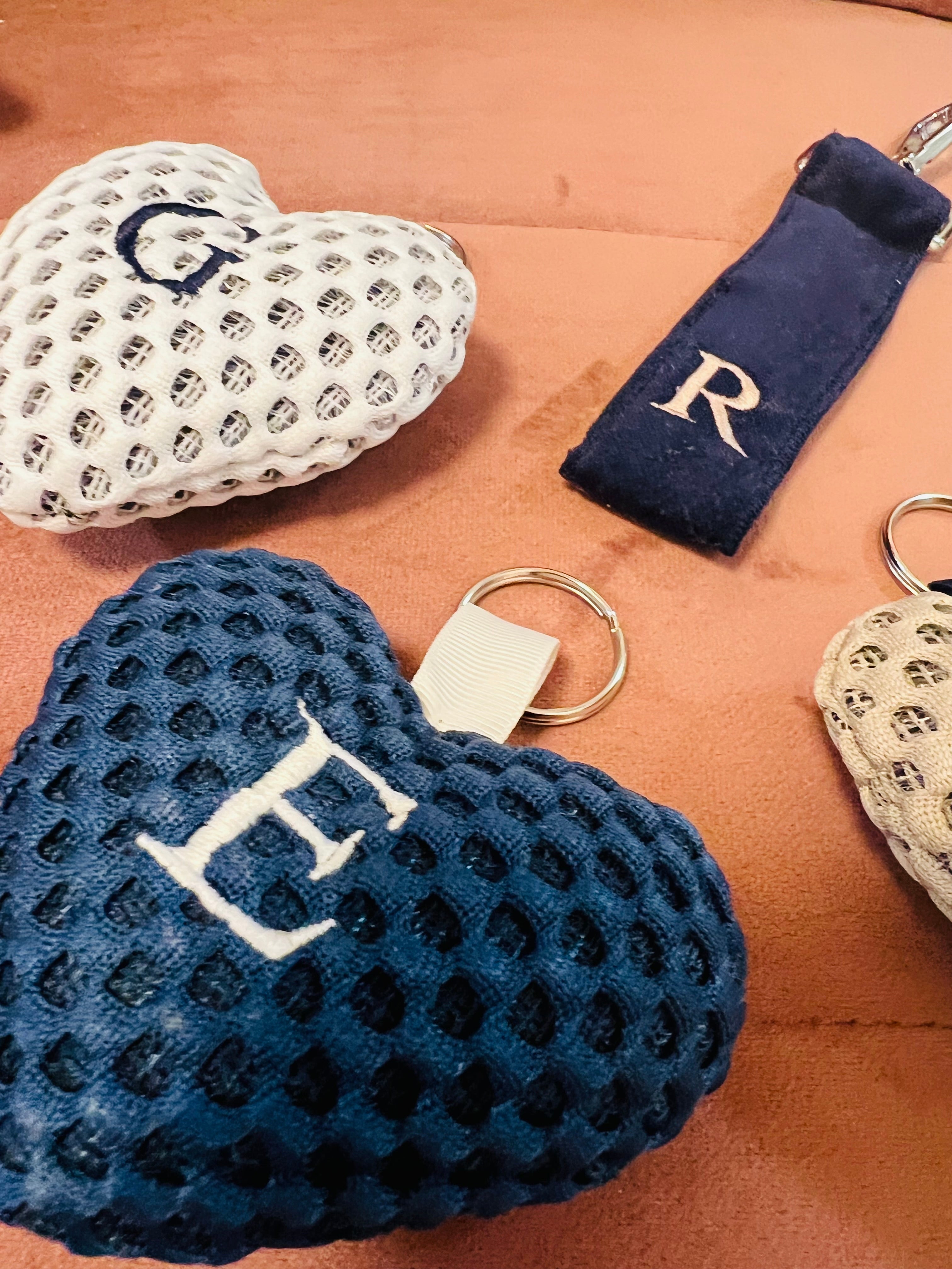 Portachiavi a cuore Pixel personalizzato