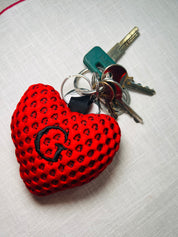 Portachiavi a cuore Pixel personalizzato