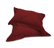 Coppia di Federe 3 Volani in Raso di Cotone