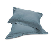 Coppia di Federe 3 Volani in Raso di Cotone