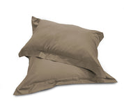 Coppia di Federe 3 Volani in Raso di Cotone