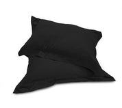 Coppia di Federe 3 Volani in Raso di Cotone