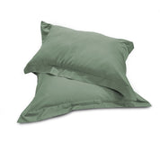 Coppia di Federe 3 Volani in Raso di Cotone