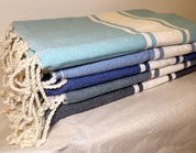 Telo Mare Fouta Classic Blu Oceano