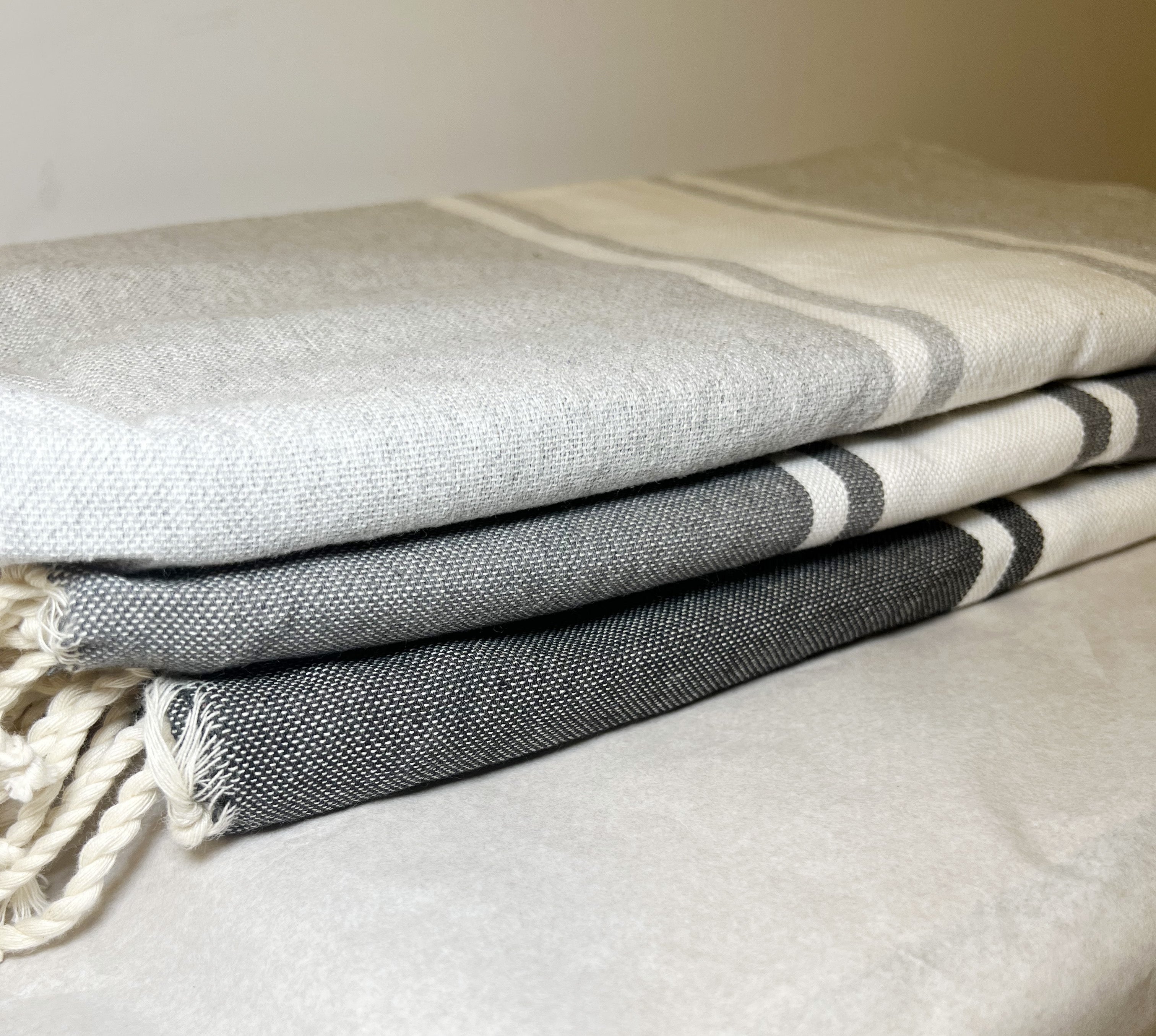 Telo Mare Fouta Classic Grigio antracite