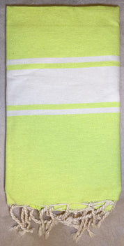 Telo Mare Fouta Classic Verde Fluo