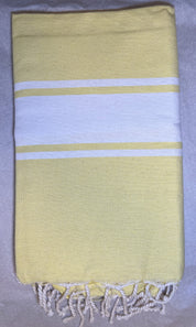 Telo Mare Fouta Classic Giallo