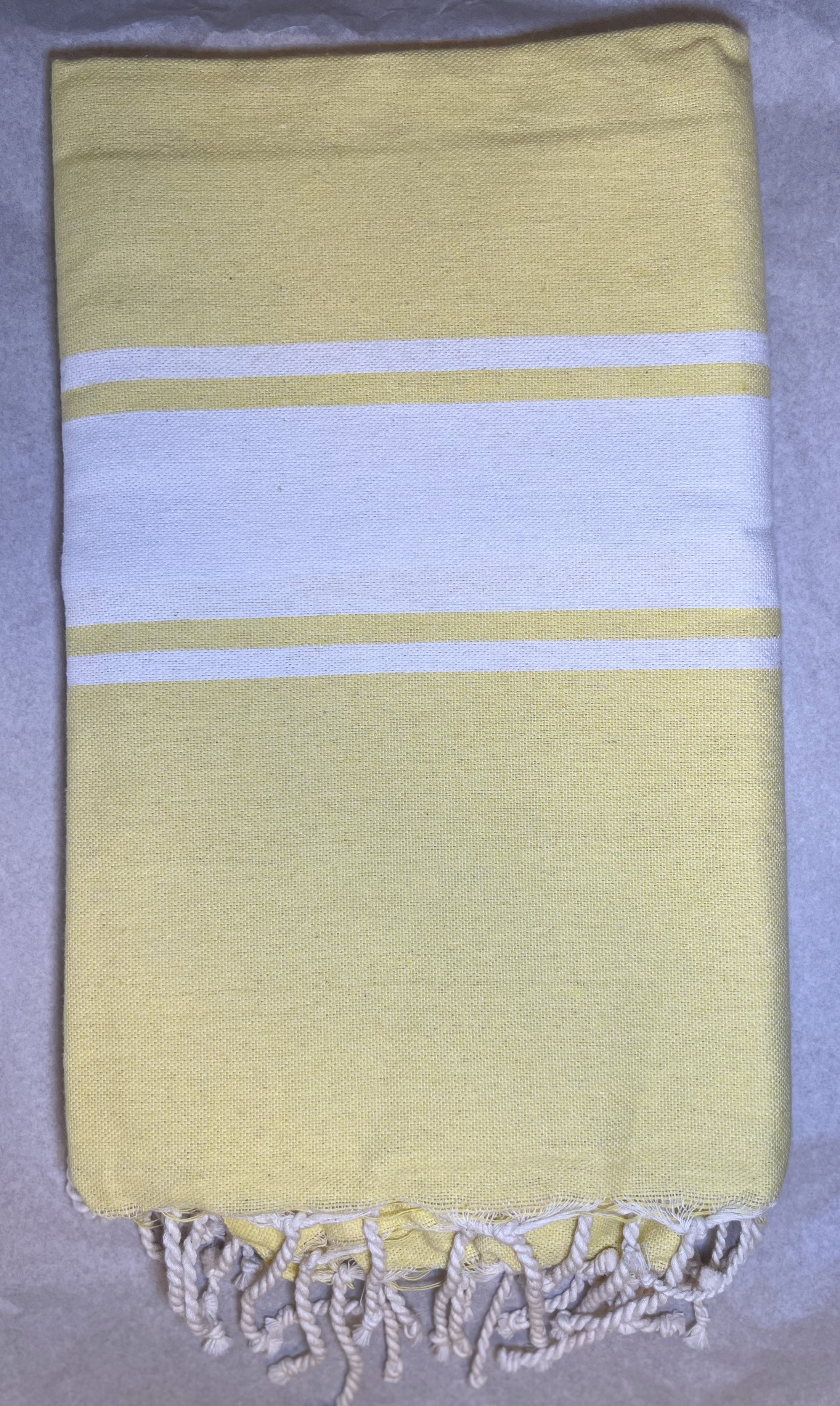 Telo Mare Fouta Classic Giallo