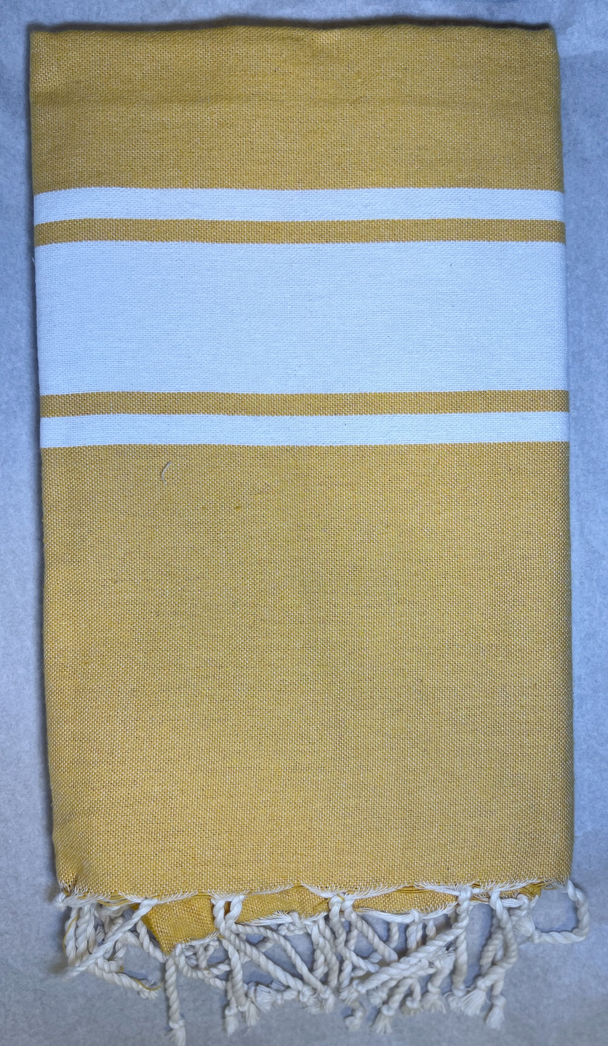 Telo Mare Fouta Classic Giallo Ocra