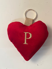 Portachiavi a cuore Velluto personalizzato