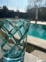 Bicchiere in Metacrilato con Spirale Turchese Set 6pz