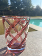 Bicchiere in Metacrilato con Spirale Cherry Set 6pz