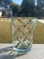 Bicchiere in Metacrilato con Spirale Verde Set 6pz