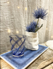 Bicchiere in Metacrilato con Spirale Blu Set 6pz