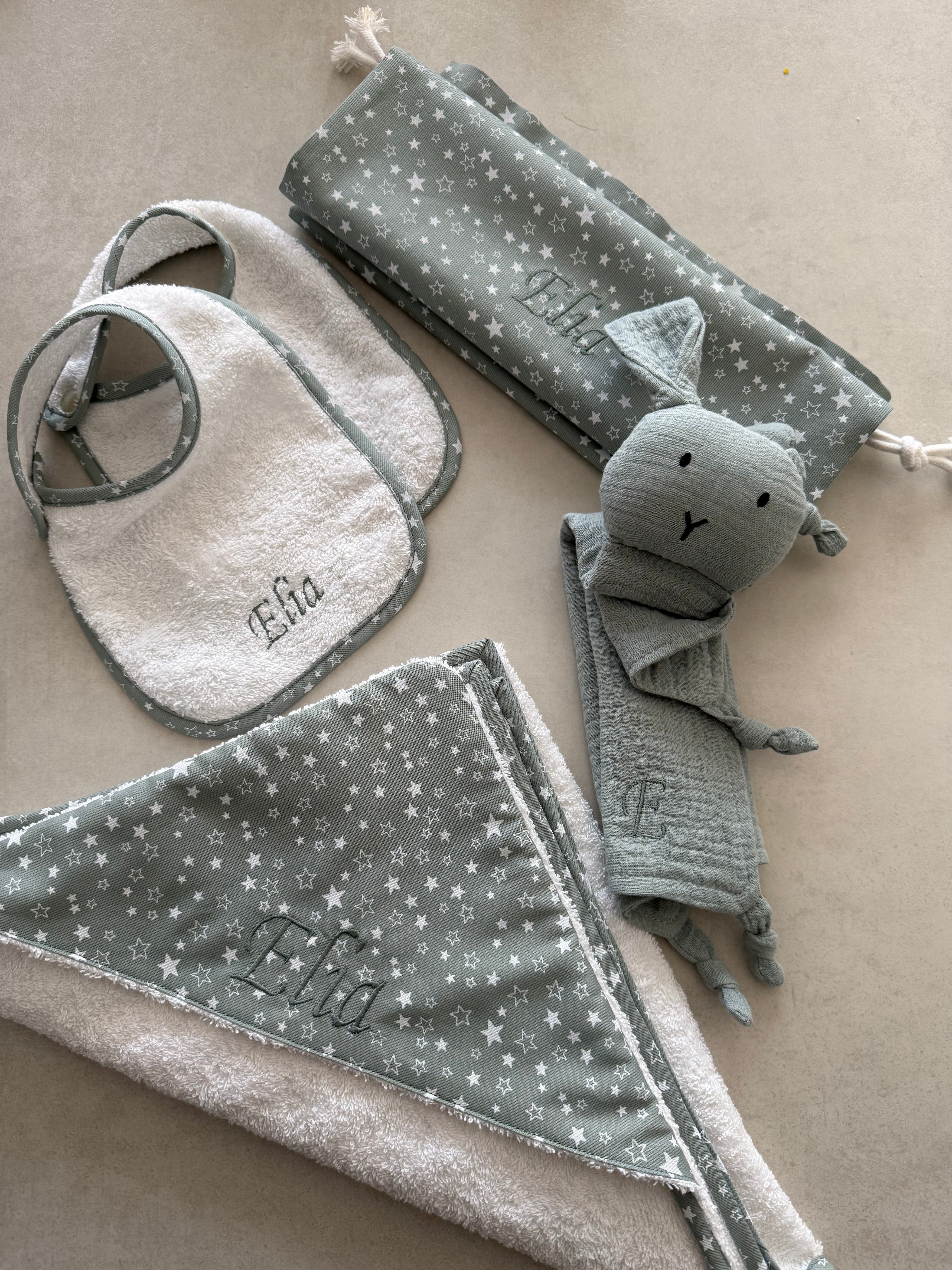 Asciugamano con Cappuccio Personalizzabile per Neonati