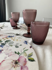 Bicchiere Acqua "Bolle" Rosa 6pz