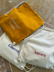 Sacca personalizzata con ricamo