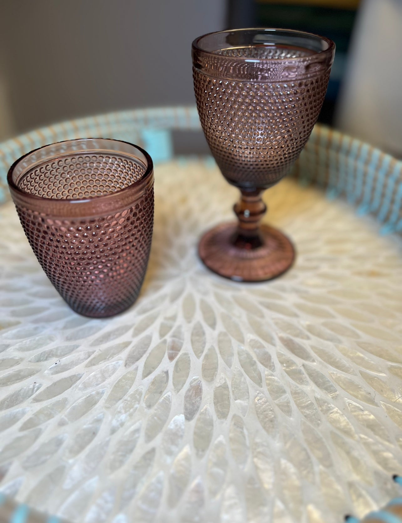 Bicchiere Acqua "Bolle" Rosa 6pz