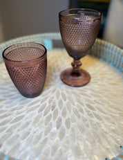 Bicchiere Acqua "Bolle" Rosa 6pz