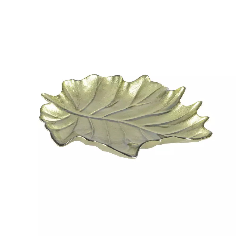 Piatto foglia verde