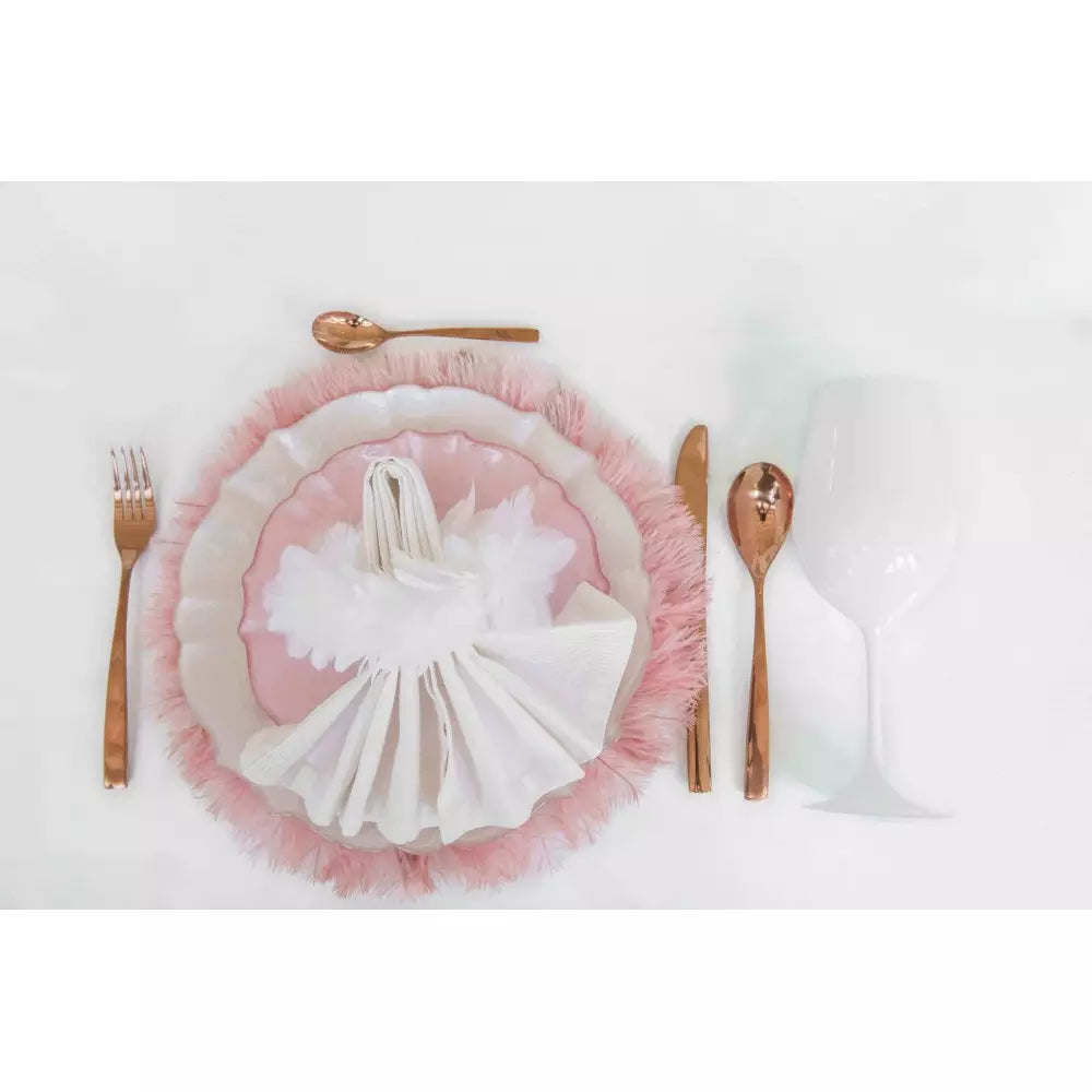 Posate Oro Rosa set 24 pezzi