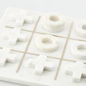 Gioco del Tris in Marmo Bianco