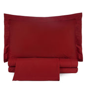 Completo copripiumino in raso di cotone