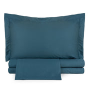 Completo copripiumino in raso di cotone