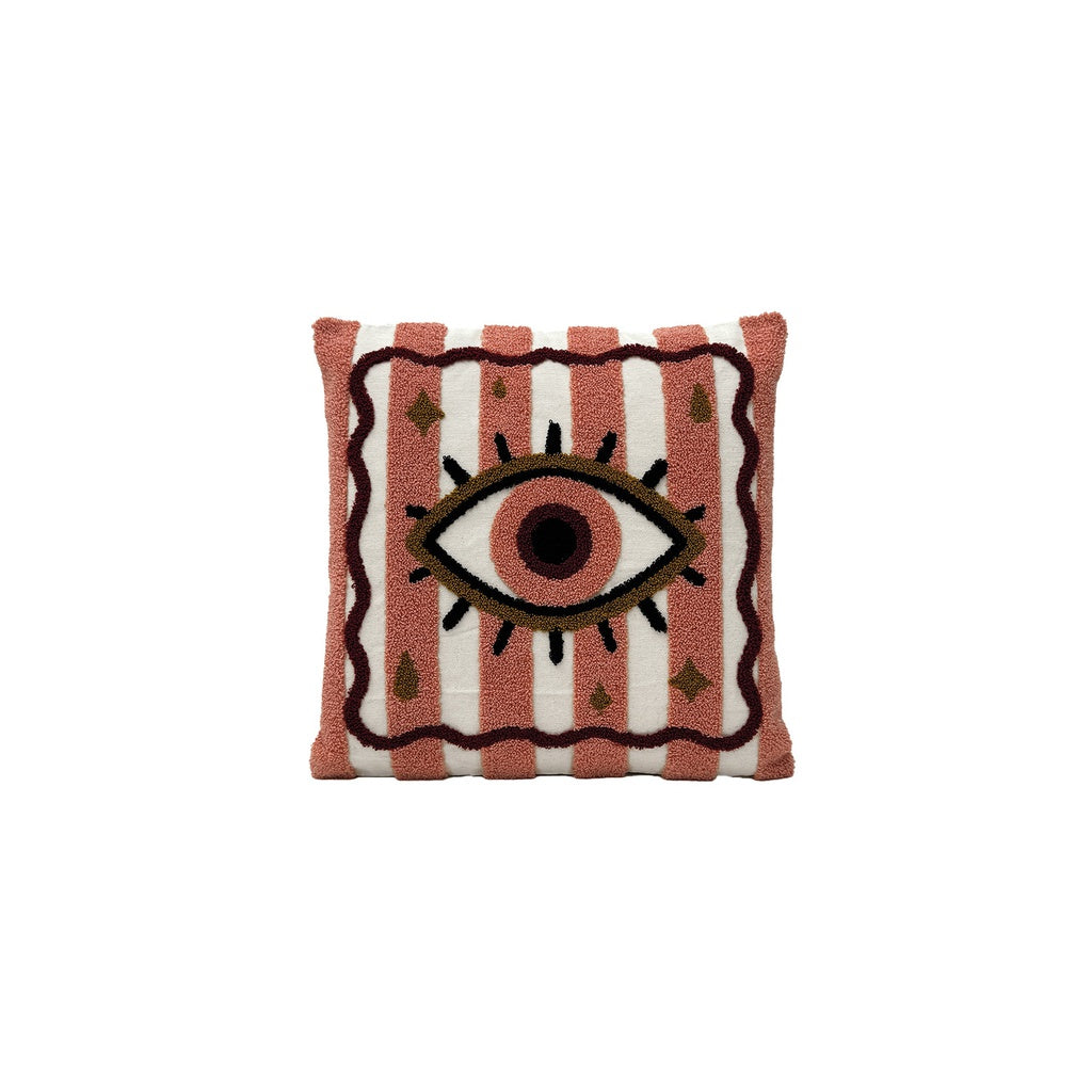 Cuscino Occhio Rosa 40x40cm