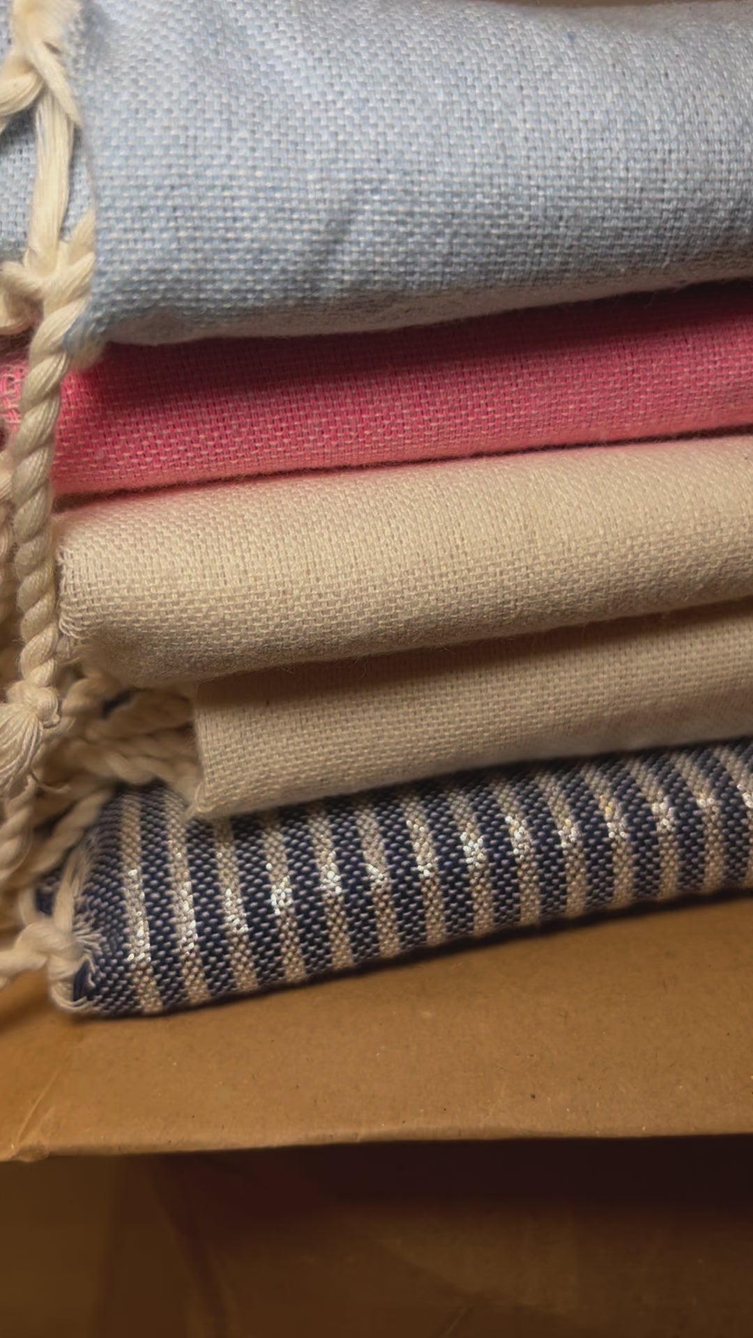 Telo Mare Fouta Lurex Panna/Argento