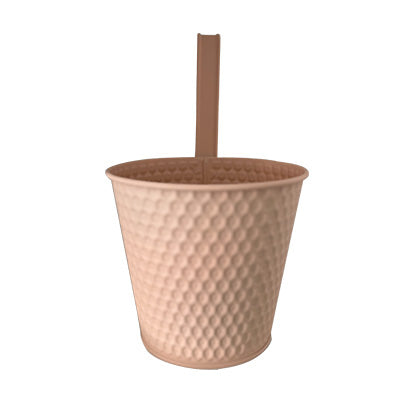 Vaso in ferro rosa con gancio - A.Bi.Ci. Lab