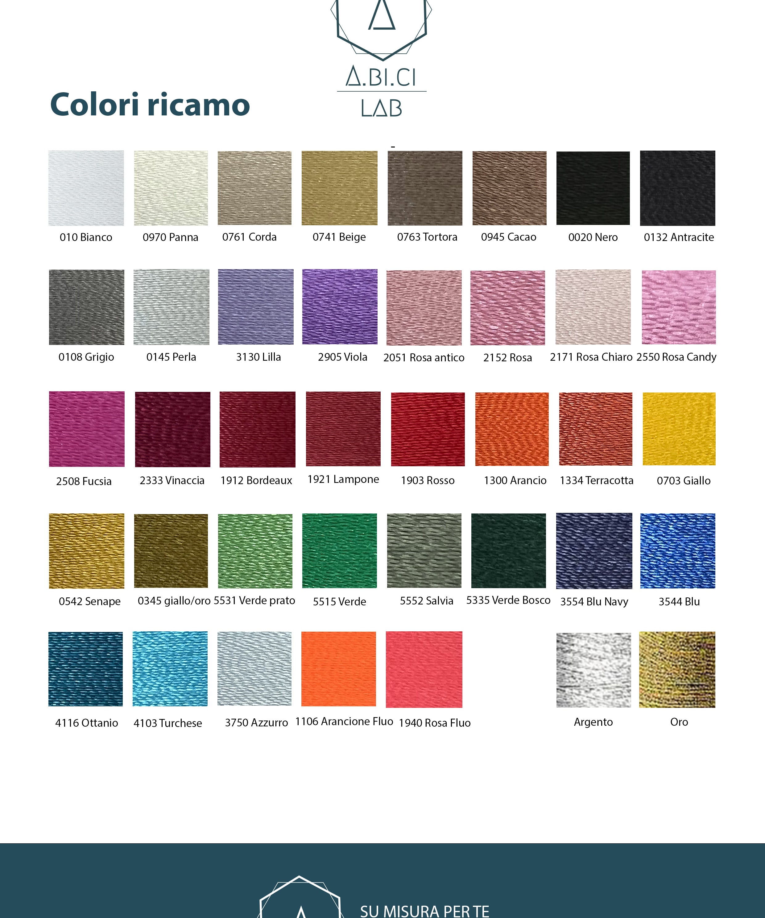 Tovagliolo Lino Grezzo Personalizzato 40x40 cm - A.Bi.Ci. Lab