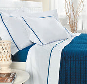 Completo Letto in cotone con cordonetto applicato - A.Bi.Ci. Lab