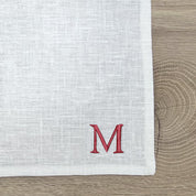 Tovagliolo Lino Grezzo Personalizzato 40x40 cm - A.Bi.Ci. Lab