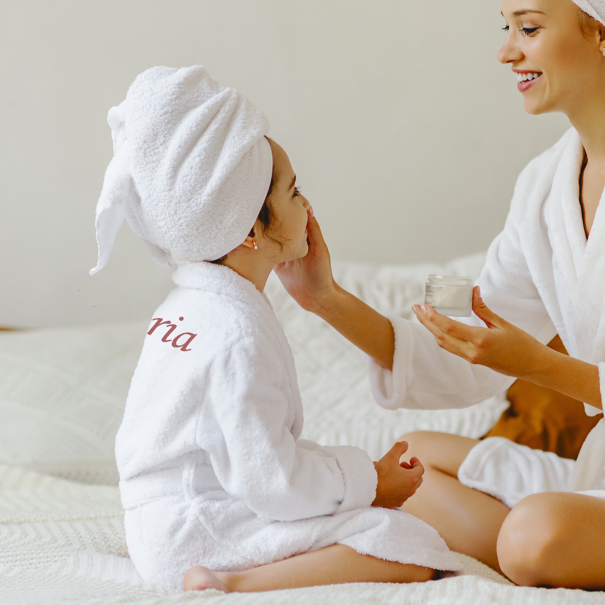 Accappatoio Spugna bimbo 100% cotone personalizzato - A.Bi.Ci. Lab