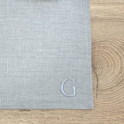 Tovagliolo Lino Grezzo Personalizzato 40x40 cm - A.Bi.Ci. Lab