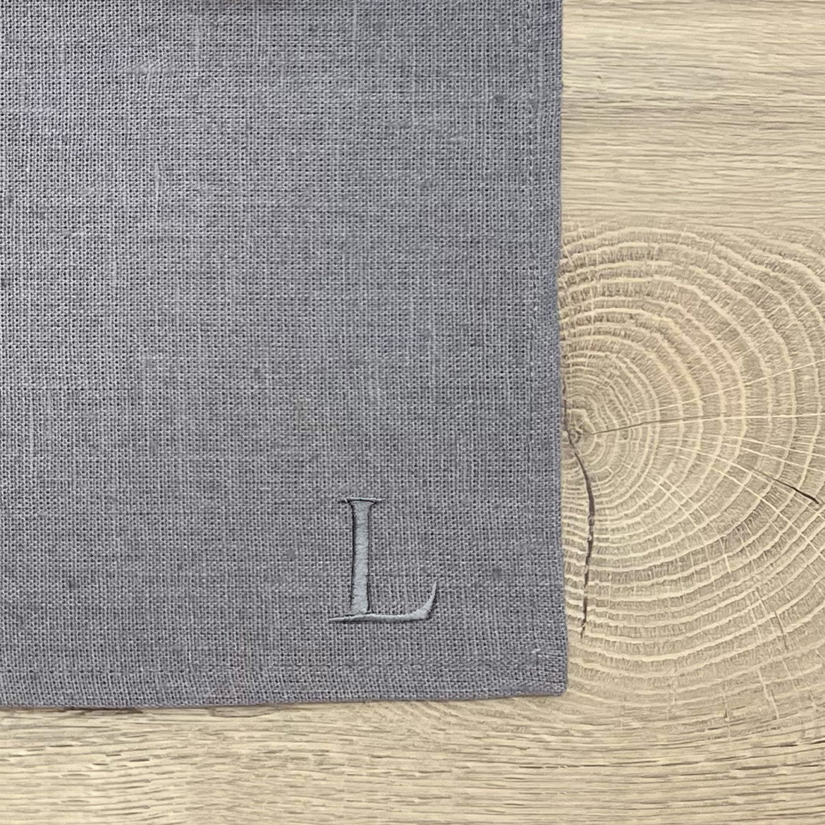 Tovagliolo Lino Grezzo Personalizzato 40x40 cm - A.Bi.Ci. Lab