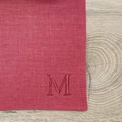 Tovagliolo Lino Grezzo Personalizzato 40x40 cm - A.Bi.Ci. Lab