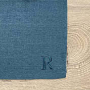 Tovagliolo Lino Grezzo Personalizzato 40x40 cm - A.Bi.Ci. Lab